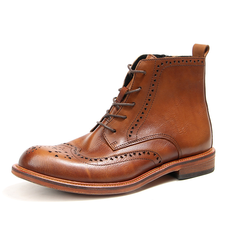 Vintage Fashion Mens - Винтажные мужские ботильоны «Челси», роскошные ботинки