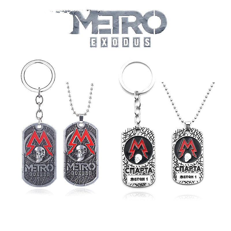 Vintage Fashion Tags - Брелок для игры Metro Exodus 2033,