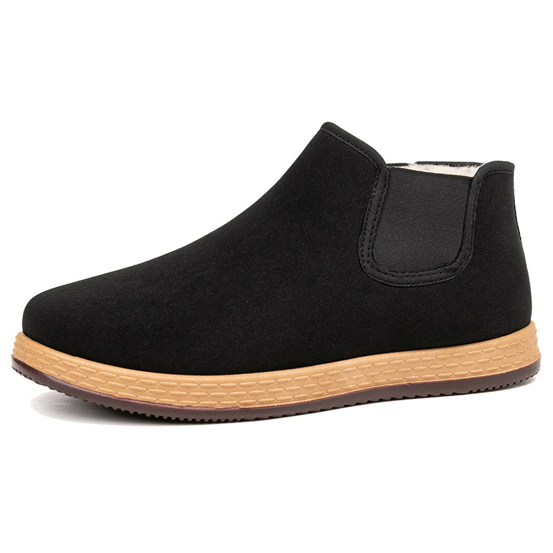 Vintage Fashion Mens - Мужские хлопковые ботинки: Новые зимние утепленные