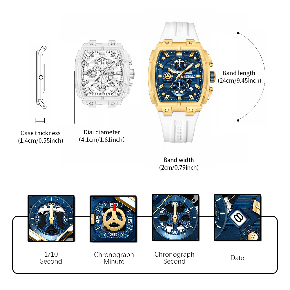 Роскошные винтажные часы CURRE – обзор и цена Vintage Fashion Watches