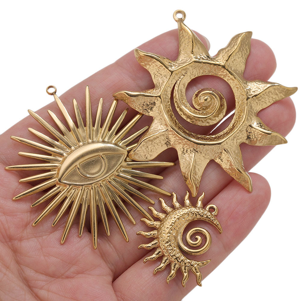 5 шт. Золотые подвески PVD из  – обзор и цена Vintage Fashion Earrings