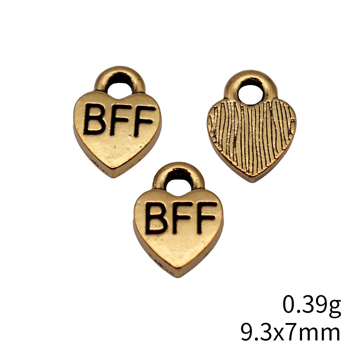 40 шт. 9,3x7 мм, подвески-серд – обзор и цена Vintage Fashion Tags